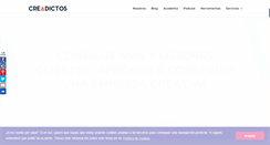 Desktop Screenshot of creadictos.com